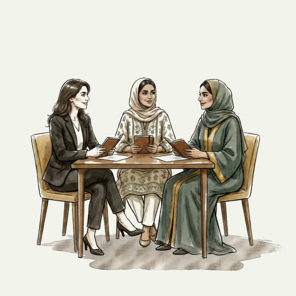 Arab women board leaders from the Gulf, the Levant and North Africa, seated together