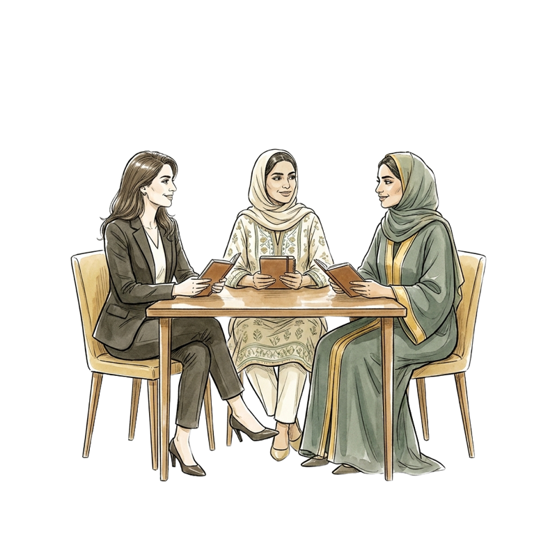 Arab women board leaders from the Gulf, the Levant and North Africa, seated together